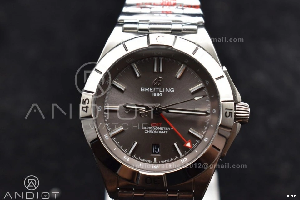 Best 40mm Edition Dial BLS on A2836 Automatic Breitling 1:1 Bracelet Factory GMT SS Chronomat Grey 0502